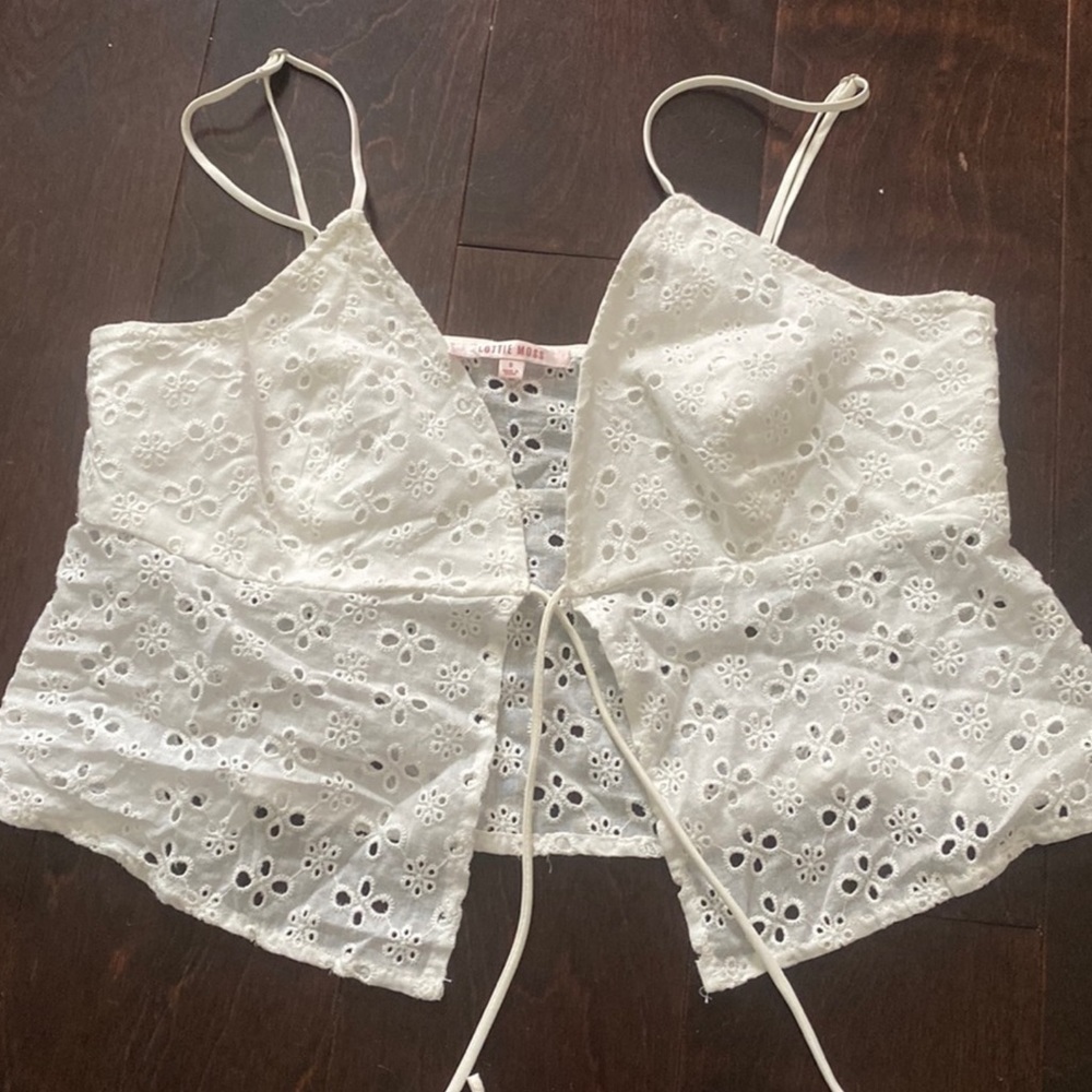 white adjustable tie top PAC SUN